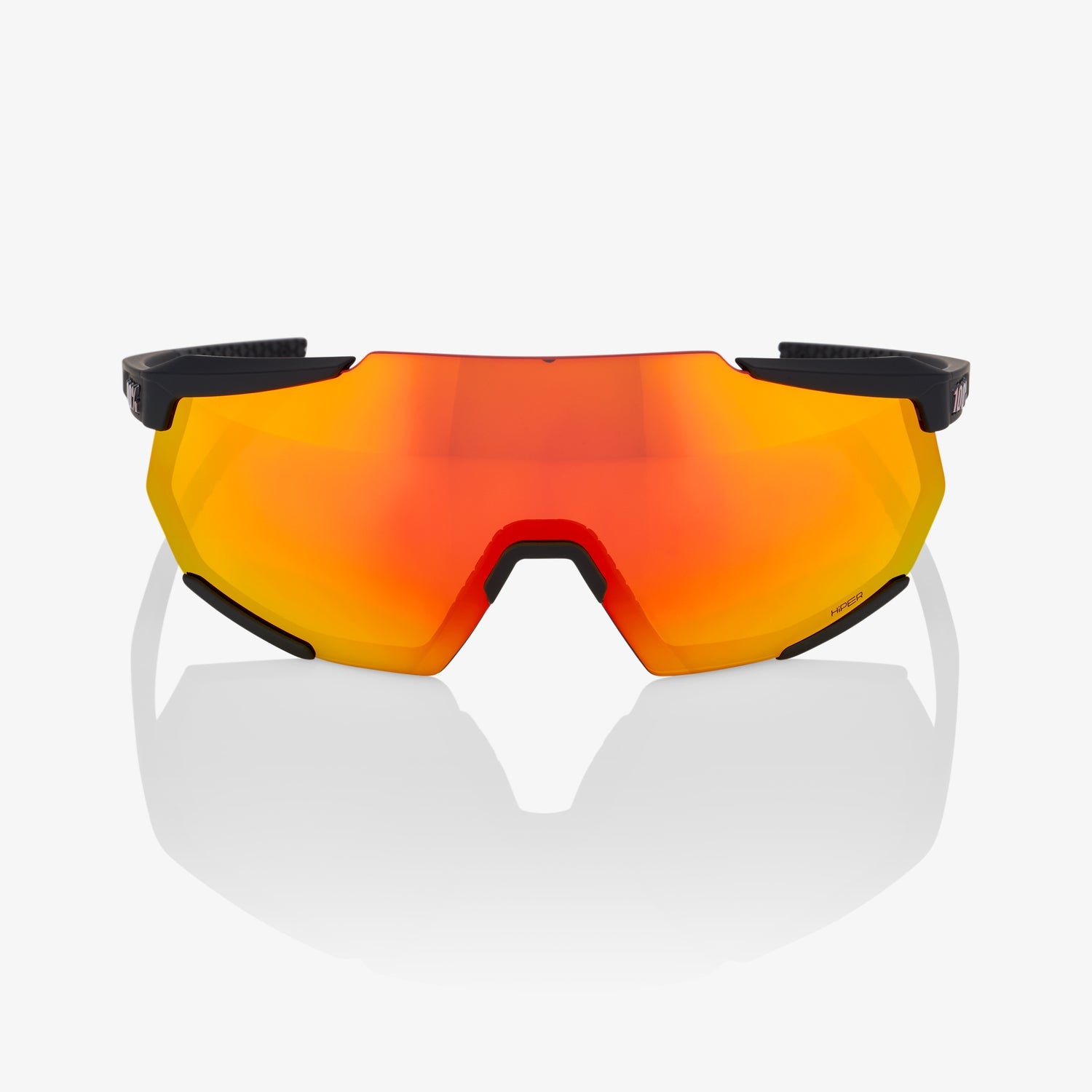 新品100%Racetrap Soft Tact Black Hiper Red 100% Racetrap 3.0 Black Sunglasses – HiPER Red Mirror Lens – LafoBikes