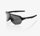 100% S2 Soft Tact Black Sunglasses - Smoke Lens