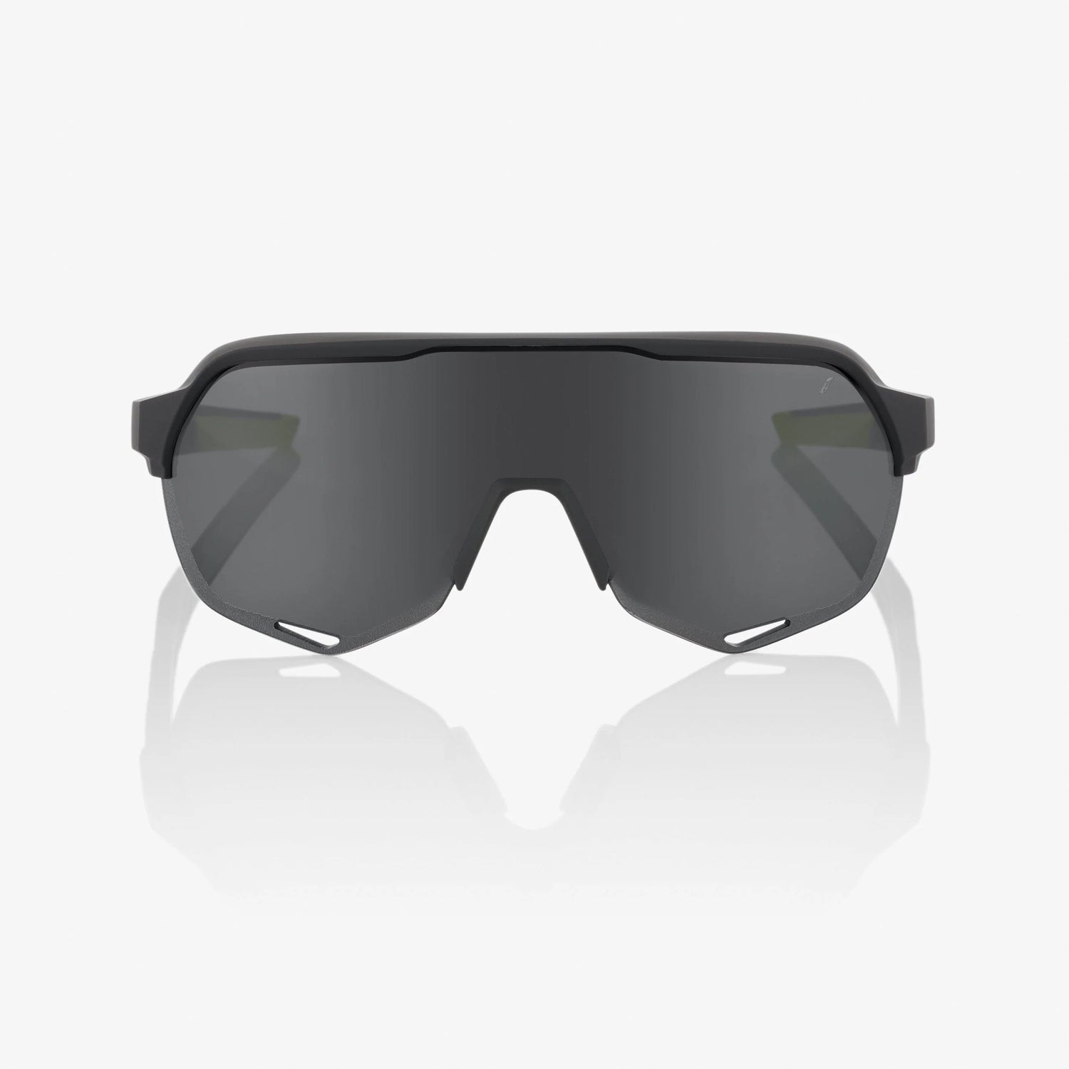 100% S2 Soft Tact Cool Grey Sunglasses Smoke Lens lightweight cycling performance eyewear