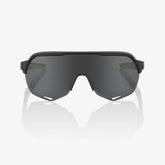 100% S2 Soft Tact Cool Grey Sunglasses Smoke Lens lightweight cycling performance eyewear