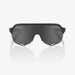 100% S2 Soft Tact Cool Grey Sunglasses, Smoke Lens