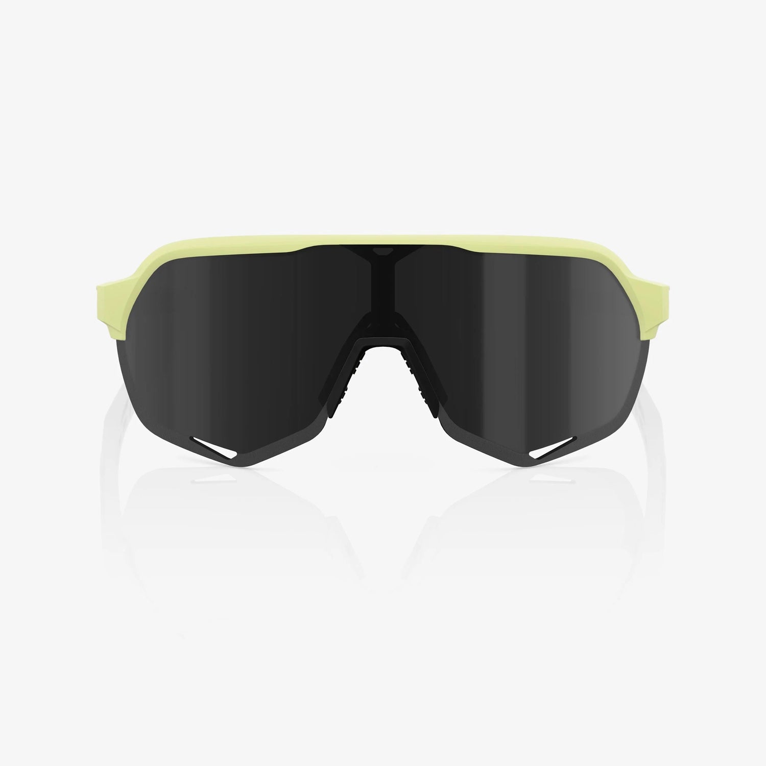 100% S2 Soft Tact Glow Sunglasses Black Mirror Lens lightweight cycling performance eyewear
