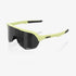 100% S2 Soft Tact Glow Sunglasses Black Mirror Lens lightweight cycling performance eyewear