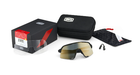 100% S3 Gloss Black Cycling Sunglasses, Photochromic Lens