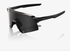 100% S3 matte and gloss black sunglasses with black mirror lens for cycling and outdoor sports