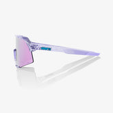 100% S3 Polished Translucent Lavender Sunglasses with HiPER Lavender Mirror Lens offering UV protection and enhanced visual clarity