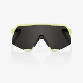 100% S3 Soft Tact Glow Sunglasses Black Mirror Lens lightweight performance cycling eyewear
