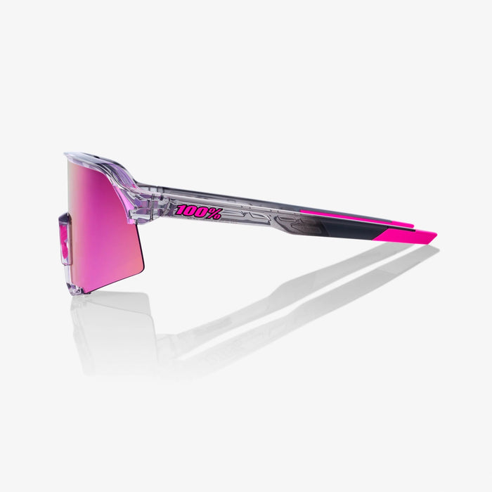 100% S3 Tokyo Night Sunglasses, Purple Multilayer Mirror Lens