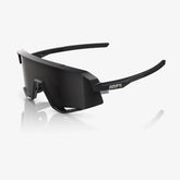 100% Slendale Matte Black Sunglasses Smoke Lens lightweight cycling eyewear