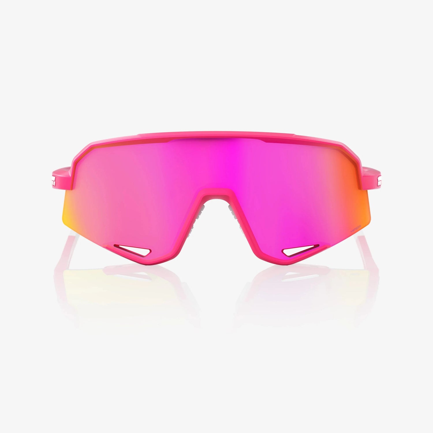 100% Slendale Pitaya sunglasses with HiPER Vital Pink Mirror lens for cycling and outdoor sports performance