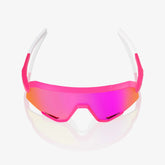 100% Slendale Pitaya sunglasses with HiPER Vital Pink Mirror lens for cycling and outdoor sports performance