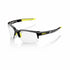 100% Speedcoupe Gloss Black Photochromic Cycling Sunglasses adaptive lens eyewear