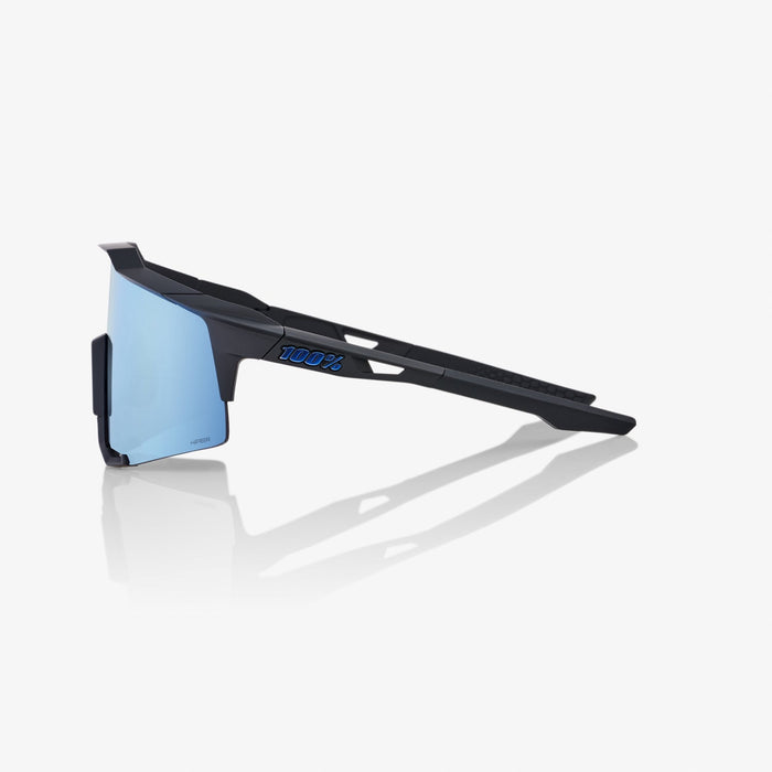 100% Speedcraft Matte Black, Hiper Blue Multilayer Mirror