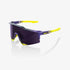 100% Speedcraft Matte Metallic Digital Brights Sunglasses with Dark Purple Lens providing UV protection and high-clarity vision