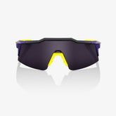 100% Speedcraft SL Matte Metallic Digital Brights Sunglasses with Smoke Lens offering UV protection clarity and aerodynamic performance