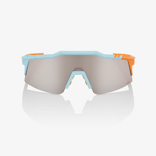 100% Speedcraft SL Soft Tact Two Tone Sunglasses, Silver Mirror Lens *Coming in Soon*