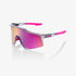 100% Speedcraft Tokyo Night sunglasses with Purple Multilayer Mirror lens for cycling