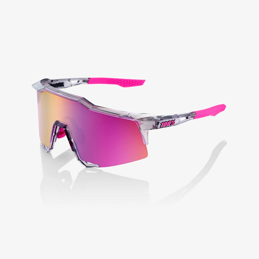 100% Speedcraft Tokyo Night Sunglasses, Purple Multilayer Mirror Lens