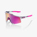 100% Speedcraft Tokyo Night Sunglasses, Purple Multilayer Mirror Lens