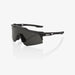 100% Speedcraft XS Soft Tact Black Sunglasses, HiPER Smoke Lens