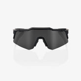100% Speedcraft XS Soft Tact Black Sunglasses Smoke Lens lightweight cycling eyewear