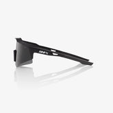 100% Speedcraft XS Soft Tact Black Sunglasses Smoke Lens lightweight cycling eyewear