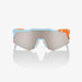 100% Speedcraft XS Soft Tact Two Tone Sunglasses, Silver Mirror *Coming in Soon*