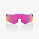 100% Speedcraft XS Tokyo Night Sunglasses Purple Multilayer Mirror Lens performance cycling eyewear
