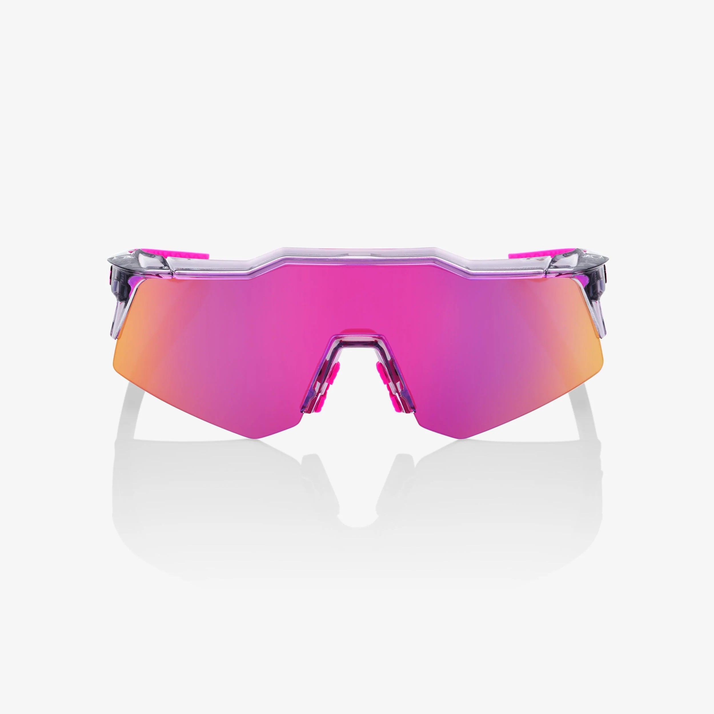 100% Speedcraft XS Tokyo Night Sunglasses Purple Multilayer Mirror Lens performance cycling eyewear
