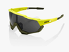 Shop 100% Speedtrap Soft Tact Banana Sunglasses I Black Mirror Lens