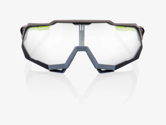 100% Speedtrap Soft Tact Cool Grey Sunglasses, Photochromic Lens