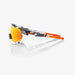 100% Speedtrap Soft Tact Grey Camo Sunglasses, HiPER Red Multilayer Mirror