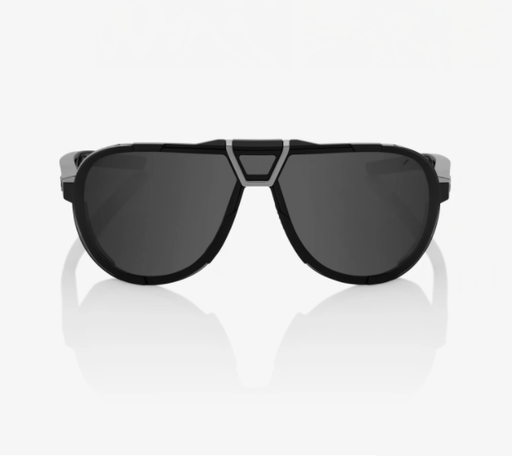 100% Westcraft Matte Black Sunglasses, Smoke Lens