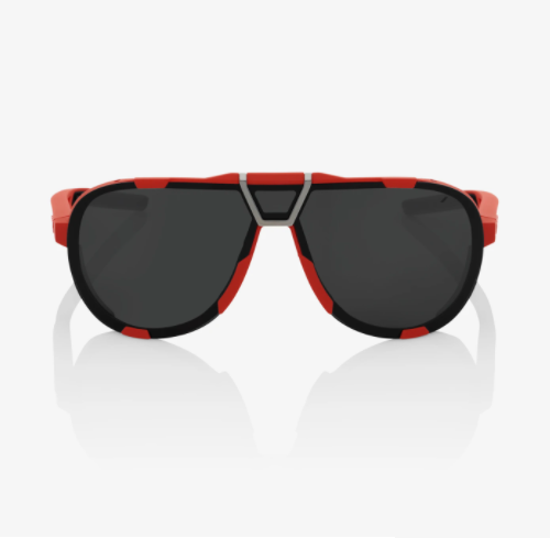 100% Westcraft Soft Tact Red Sunglasses, Black Mirror Lens