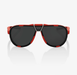 100% Westcraft Soft Tact Red Sunglasses, Black Mirror Lens