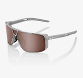 100% Eastcraft Soft Tact Cool Grey sunglasses Crimson Silver Mirror lens UV protective performance eyewear