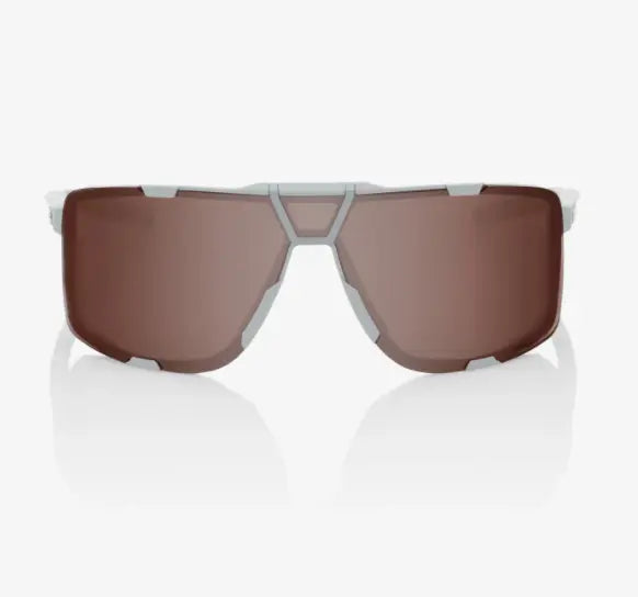 100% Eastcraft Soft Tact Cool Grey sunglasses Crimson Silver Mirror lens UV protective performance eyewear