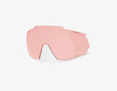100% Racetrap replacement lens for cycling sunglasses with UV protection and clarity
