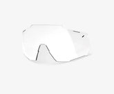 100% Racetrap replacement lens for cycling sunglasses with UV protection and clarity