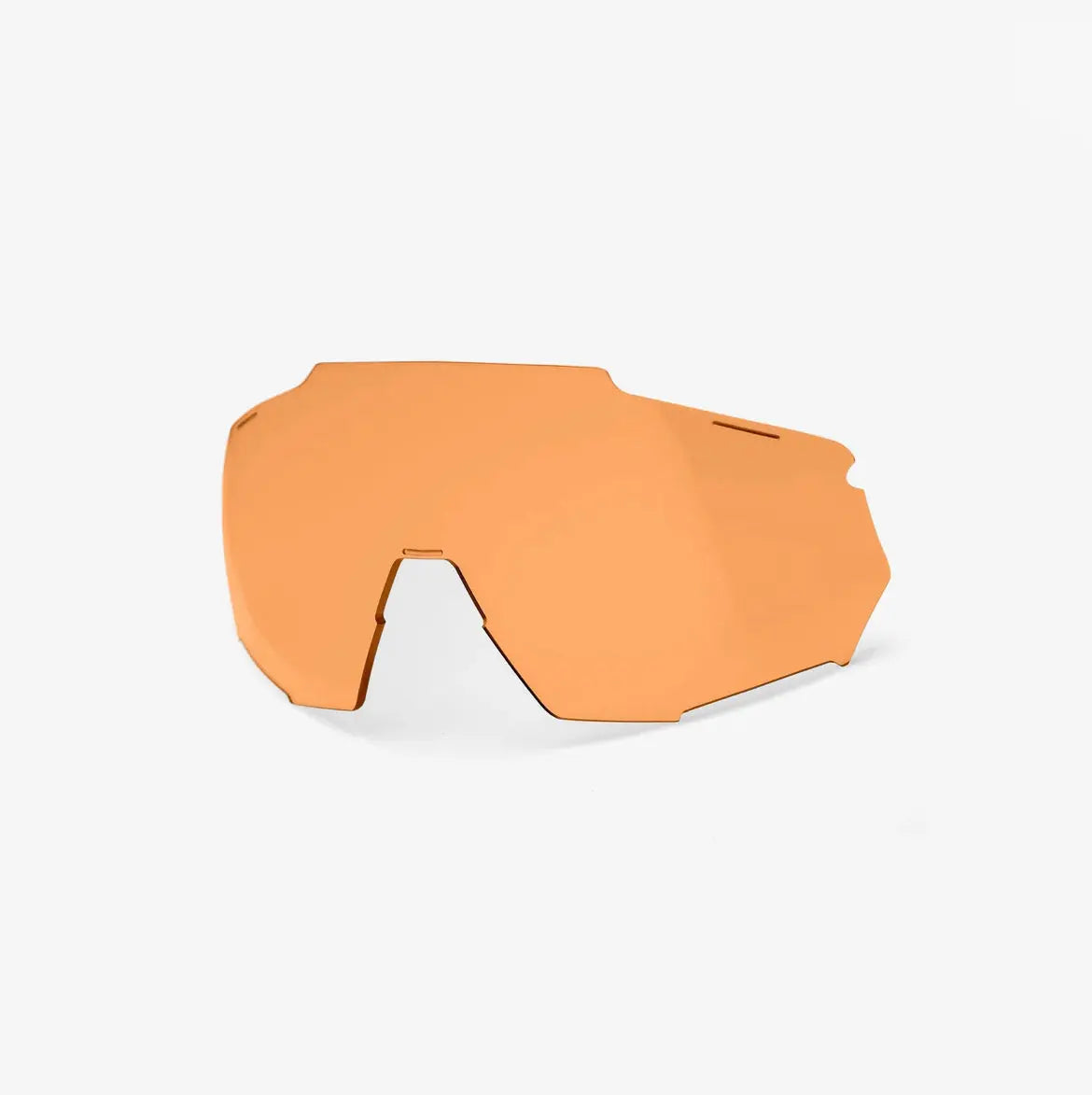 100% Racetrap replacement lens for cycling sunglasses with UV protection and clarity