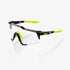 100% Speedcraft Gloss Black cycling sunglasses with photochromic lens for variable light conditions