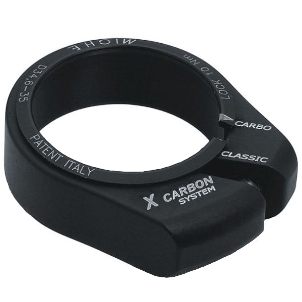 “Miche X-Carbon System Seat Clamp 34.8–35.4mm – Lightweight carbon seatpost clamp”