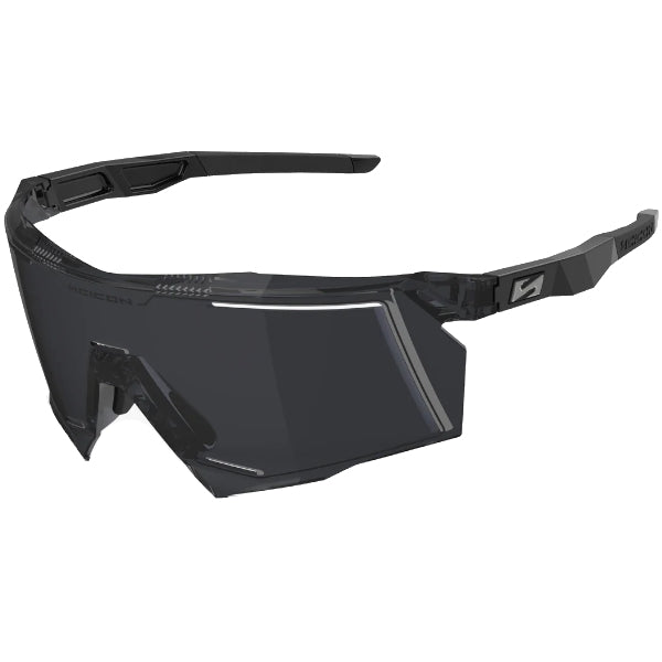 “Scicon cycling sunglasses with smoke black lens – lightweight black performance eyewear”