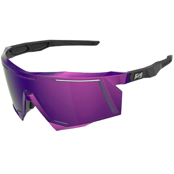 Scicon Aerostorm Black Sunglasses, Multimirror Purple Lens