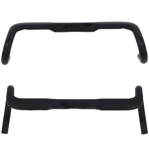 Guidon Columbus Trittico Gravel, carbone, 31,8 mm, noir