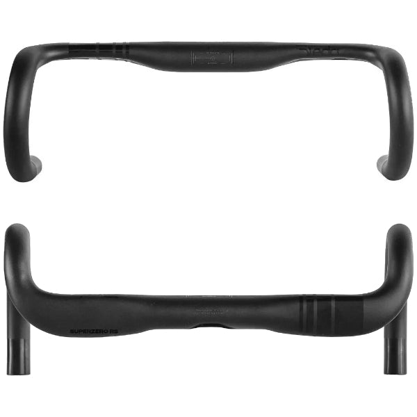 “Deda Elementi SuperZero RS Alloy Handlebar – Aero lightweight road bike handlebar in black”