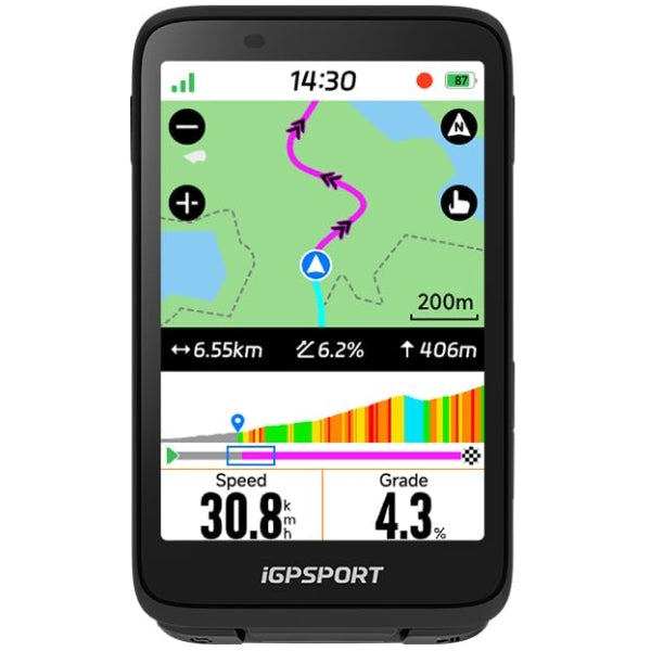 “iGPSPORT BiNavi GPS bike computer – navigation cycling computer with ride tracking features”