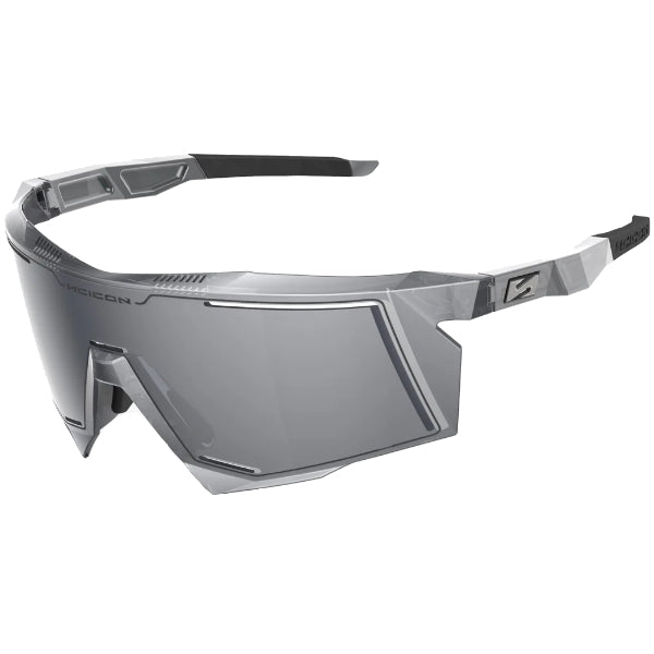 “Scicon Aerostorm cycling sunglasses with silver multimirror lens – grey performance eyewear”