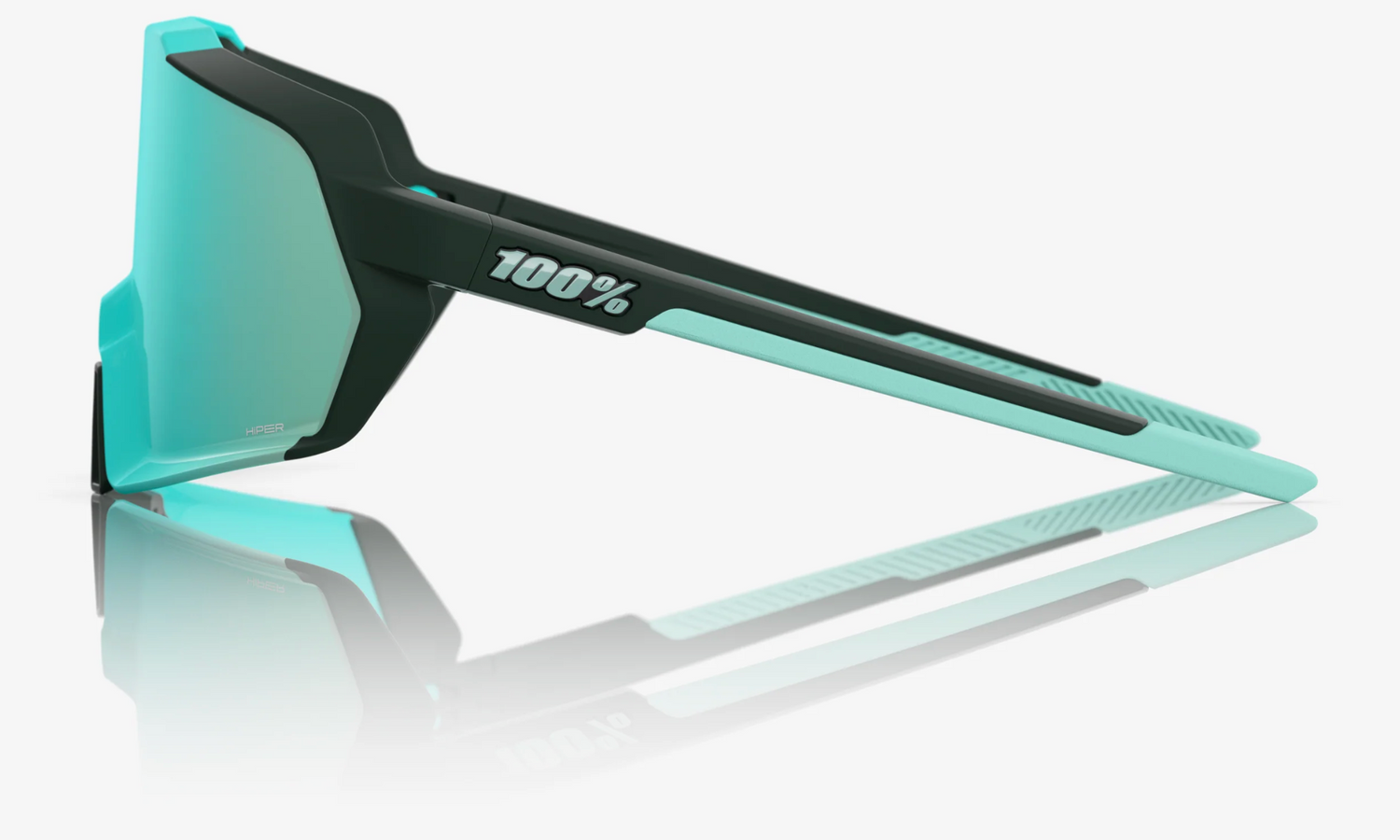 100% Korbin Soft Tact Juniper, HiPER Mint Mirror Lens