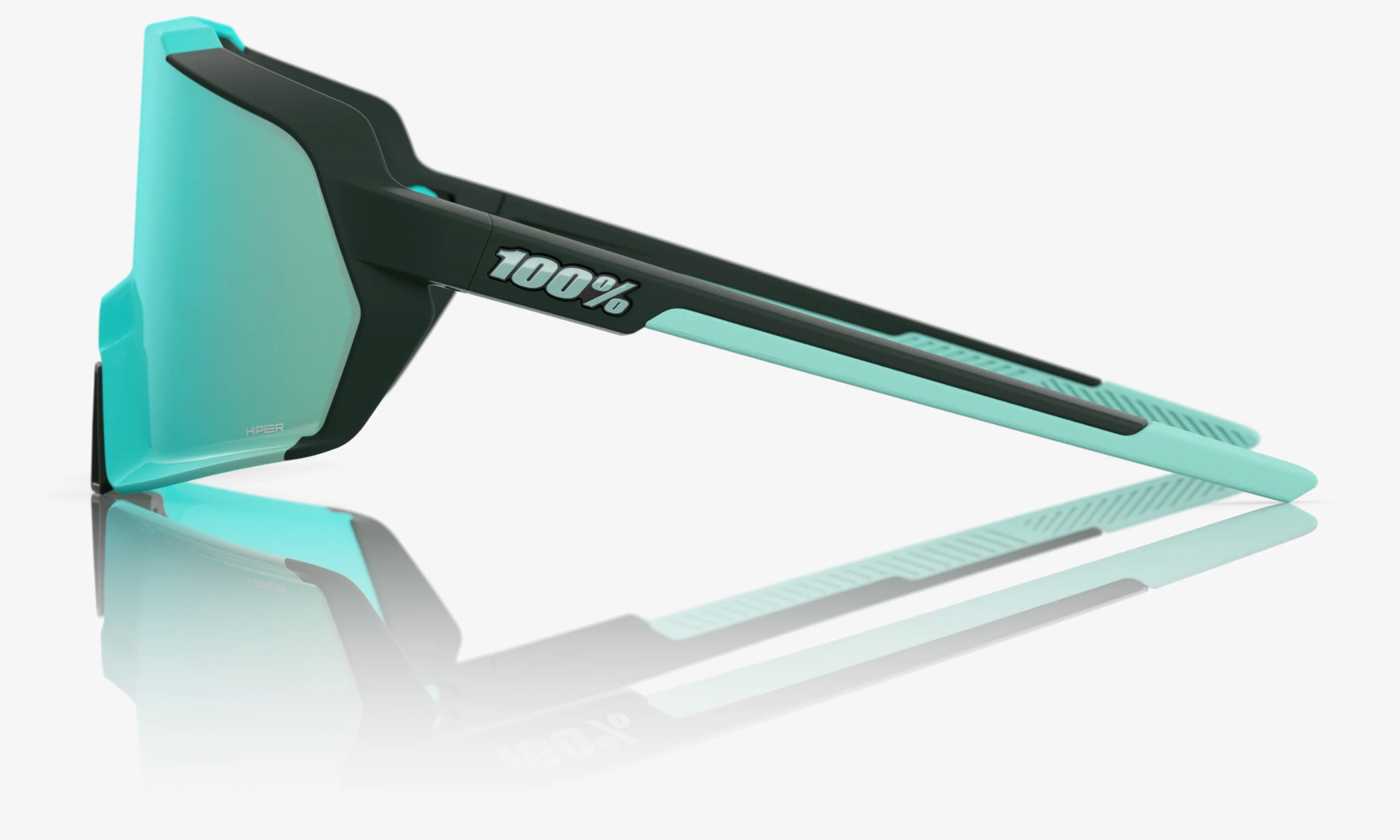 100% Korbin Soft Tact Juniper, HiPER Mint Mirror Lens